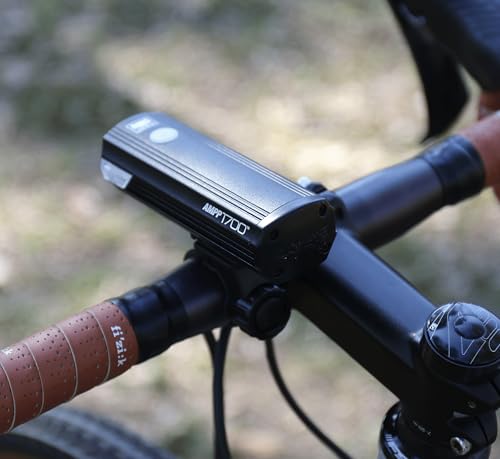 CATEYE AMPP USB Rechargeable Bike Light | Commuters, Road Cyclists & Mountain Bikers, Day & Night Riding Modes, IPX4 Waterproof, Tough & Durable - style: Ampp1700