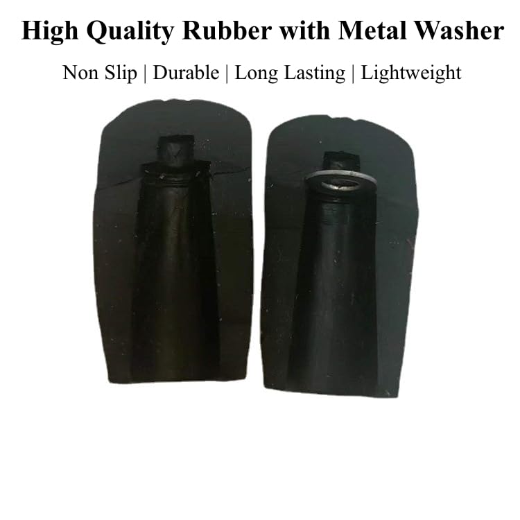 Walking Stick Tips Rubber 4pcs Trekking Pole Tips Replacement- Rubber Feet for Hiking Poles, Walking Sticks, Trekking Poles | Rubber Tip for Walking Sticks Hiking Trekking Poles Boot Tips Rubber Feet - color: Trekking Pole Tips_4pcs