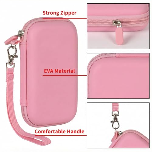Power Bank Case for Anker MagGo 633/622/621/321 Portable Charger, Box Only - color: Pink, size: Medium