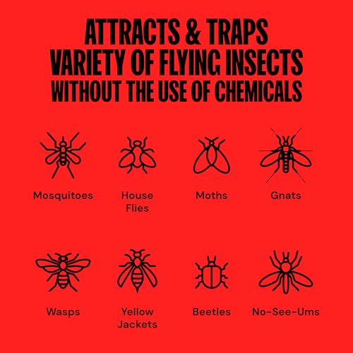 Dynatrap DT1130SR 1/2 Acre Mosquito & Flying Insect Outdoor Trap and Killer – Kills Mosquitoes, Flies, Wasps, Gnats, & Other Flying Insects - Bug Zapper Alternative – Black - style: ½ Acre Black Trap