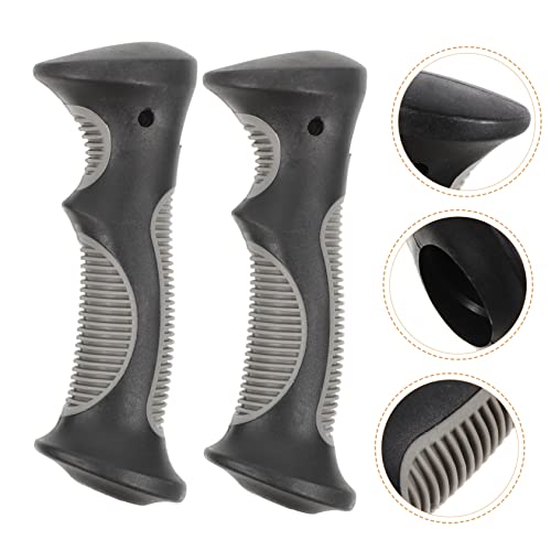 COLLBATH 2Pcs Plastic Trekking Pole Handle Grips for Hiking and Camping Durable Outdoor Trekking Rod Handles Comfortable Non Slip Design for Enhanced Stability