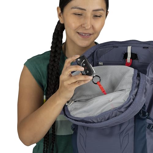 Osprey Tempest 26L Women's Lightweight Hiking Backpack, Green OS - color: Frosty Mint Green/Botanica, size: 26L - Standard Fit