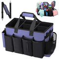Wearable Large Cleaning Caddy Bag for Housekeepers (Purple) - color: Purple, size: Cleaning Bag