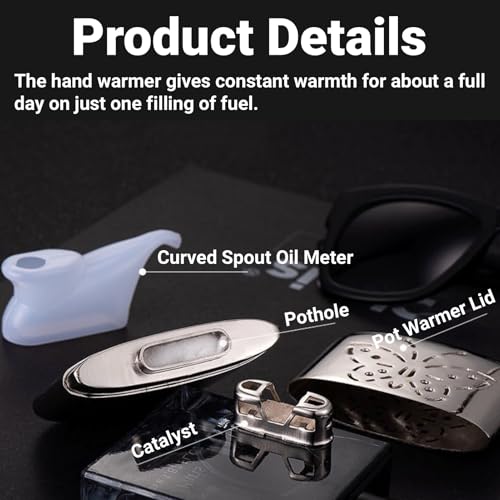 Pocket Hand Warmer Reusable Portable Heater for Outdoor Travel Camping Climbing Winter Activities with Long Lasting Heat