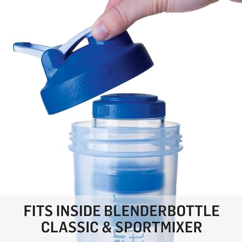 BlenderBottle GoStak Tritan Twist n' Lock Storage Jars White,11.8 Ounces,4 Count (Pack of 12) - color: White, size: Starter Pack (Pack of 48)