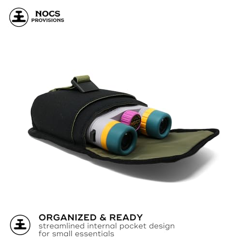 Nocs Provisions 25mm Binocular Pouch for Nocs 25mm Binoculars Accessory - color: Charcoal Black