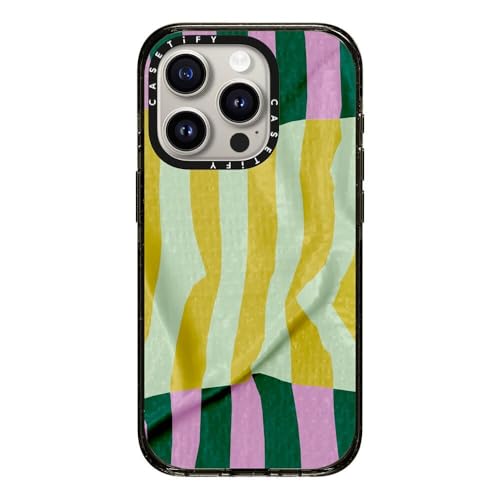CASETiFY for iPhone 15 Pro Case - Impact Compatible with MagSafe | 8.2 ft. 4x Military Grade Drop Protection | Afternoon at Capri | Black - color: Afternoon at Capri, size: Iphone 15 Pro (6.1")