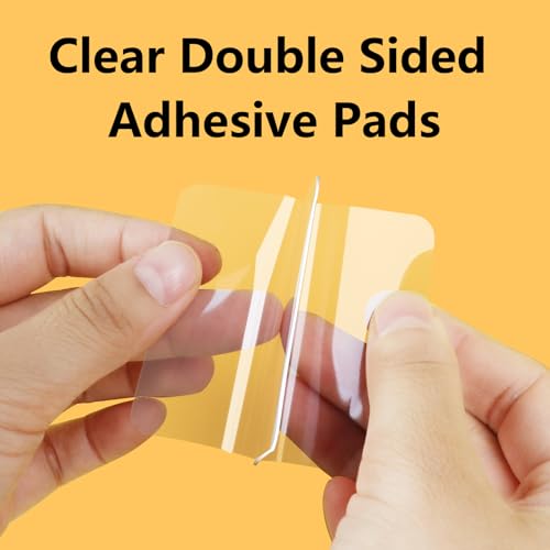 Double Sided Adhesive Mounting Pads, Waterproof Sticky Tape,50Pcs | Square Stick pad,Two Sided Precut,Double Sided Tape Washable Sticky Pad for Walls, Hanging Pictures, DIY Craft Home Office - size: 50Pcs
