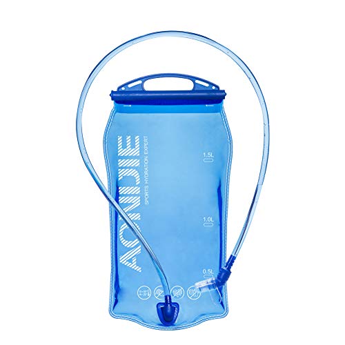 AONIJIE Hydration Bladder 1.5L Water Reservoir, Leakproof Water Storage Bladder Bag, BPA Free, Large Opening, for Hiking Camping Running - color: G2#1.5L Bladder