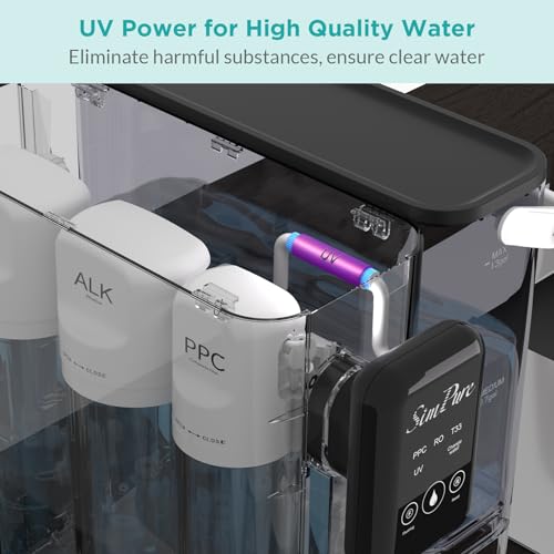 SimPure Y9A UV Countertop Reverse Osmosis Water Filter, Alkaline
