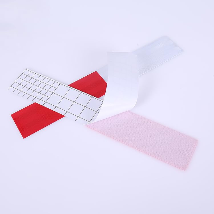 Red/White Reflective Tape 10 Pack, 2" x 12", Waterproof Self-Adhesive Safety Caution Warning Tape for Cars, Trucks, Trailers, Boats & Road Signs, Trailer Reflector - size: Red/White 10pcs