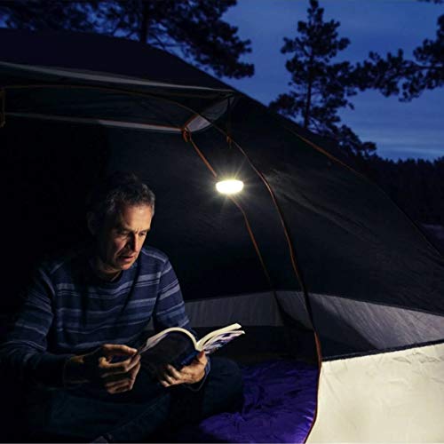Waterproof 2 Pack LED Camping Lantern - Battery Powered LED Lantern, Perfect Mini Lantern Light with Magnetic Base for Hurricane Emergency, Outdoor, Hiking, Home and Car