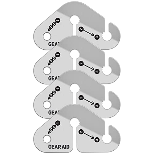 GEAR AID Guyline Tensioner Use to Quickly Secure Tents, Tarps, and Set Up a Taut Clothesline at Camp - style: Guyline Tensioner