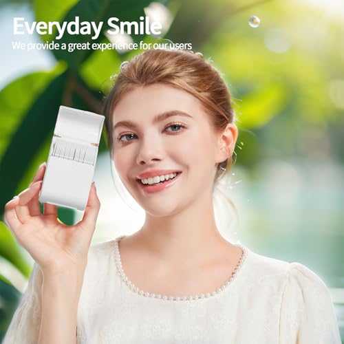 Portable Dental Floss Picks Case 2 Box，52 Count Flosser a Box – Travel Dental Hygiene Kit with Floss Stick and Toothpick Cases -White，Mint Flavored, Twin Line Design. - color: White
