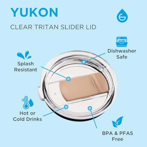 GROSCHE Yukon Triple Insulated Coffee Travel Mug with Lid, 30oz Cream White - color: Cream White, size: 30 Ounces