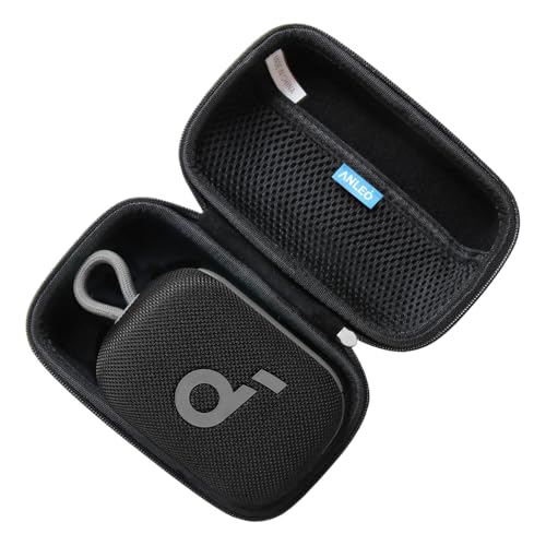 Anleo Hard Travel Case for Soundcore Select 4 Go Bluetooth Shower Speaker (Black) - color: Black