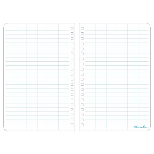 Rite in the Rain Weatherproof Side Spiral Notebook, 4.625" x 7", Yellow Cover, Level Pattern (No. 313) - color: Yellow, size: 1 Pack, style: Level