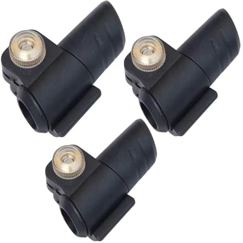 3 Pcs Hiking Poles Lock, Quick Release Flip Lock Fastener Buckle Clip with Nut Screws for Hiking Pole Walking Stick Camping Mountaining Backpacking Outdoor Repair Spare Parts,18mm/16mm/14mm