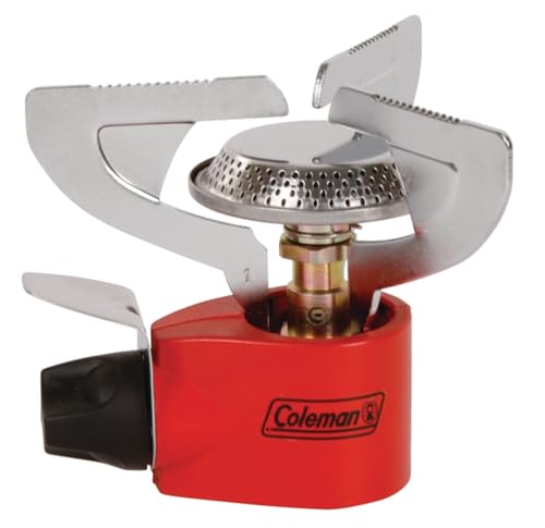Coleman Classic 1-Burner Backpacking Stove, Portable Lightweight Camp Stove with Adjustable Burner & Pressure Control, 10,000 BTUs of Power for Camping, Backpacking, Tailgating, & More