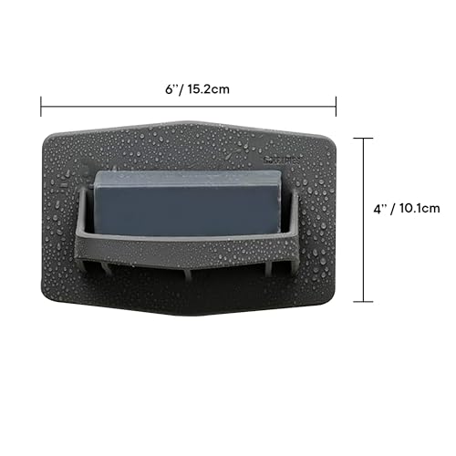 TOOLETRIES The Benjamin Soap Holder for Shower - Charcoal