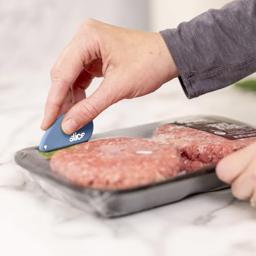 Slice Micro Safety Cutter | Safe Ceramic Box Cutter Lasting 11x Longer than Metal | Keychain Box Opener | 1 Pack | Sky - color: Sky, size: 1 Pack