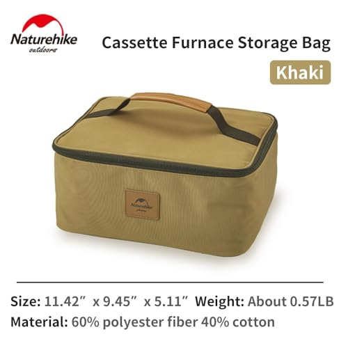 windhike Naturehike Storage Bag for Foldable 2-Burner Camping Stove | Portable Camping Cookware Organizer, Camp Stove Carry Case for Outdoor Gear, Spice Container