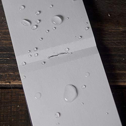 Rite in the Rain Weatherproof On The Go Wallet Notebook, 2" x 3.375", Black Cover, Blank Pages, 6 Pack (No. OTG771L) - color: Black