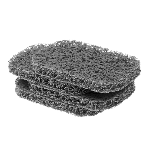 Snowkingdom 4 Pack Gray Soap Saver for Bar Soaps Draining Lift Pad 2.9" x 4.5" PVC Non-BPA Non-Slip Durable - color: Gray