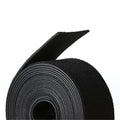 Reusable Hook & Loop Strong Grip Fastener Roll with Soft Touch Microfiber Velour 3/4" x 16' (3/4" Wide, 16 Feet Long) - Black - size: 3/4" x 16' Black Velour