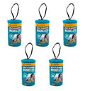 Lunatec® Self-Cleaning Washcloth. A Camping & Travel Essential. Quick Drying, Light Exfoliator, Odor-Free & Lathers Great. - color: Blue 5pack
