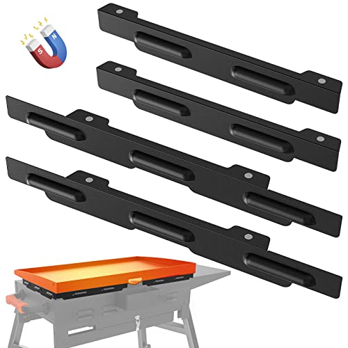 Wind Guards for Blackstone 28" Griddle, MeWeBlue for Blackstone Accessories Fit for Grill, 5016 Magnetic Stainless Steel Wind Screens Protect Flame Hold Heat, Compatible with Hood - size: 28"