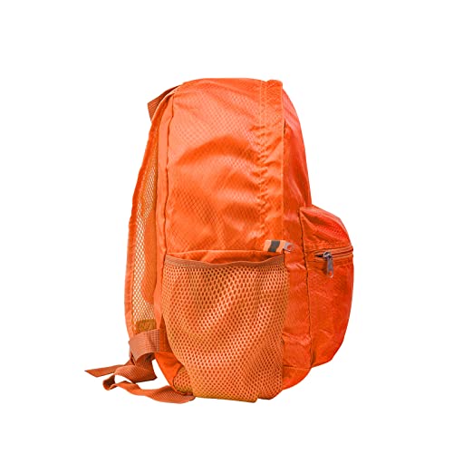 25L Backpack Packable Foldable Ultra Lightweight Water Resistant Durable Camping Travel Hiking Daypack for Men Women (Orange) - color: Orange