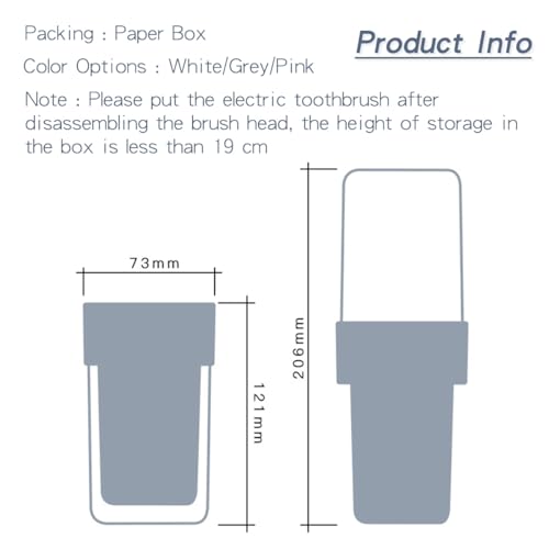 Portable Travel Toothbrush Holders, Covered Toothbrush Cup(Pink) - color: Pink