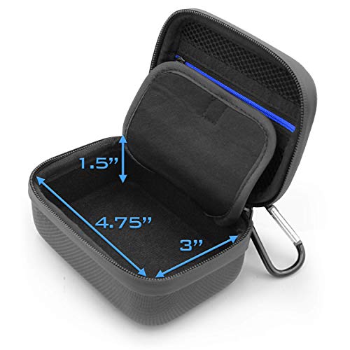 CASEMATIX Case Compatible with Garmin Edge 1050, Edge 850, Edge 840, eTrex Solar, eTrex SE, eTrex 22x, 30x, Touch 35 & More – Hard Shell GPS Carrying Case with Lanyard for Devices up to 4.75"