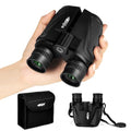 BIJIA 12 x 25 Compact Binoculars for Adults and Kids, Easy Focus Small Binoculars with BAK4 Prism, Large Eyepiece, Waterproof, Low Light Vision for Travel, Hiking, Bird Watching, Hunting, Concerts