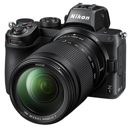 Nikon Z 5 with Telephoto Zoom Lens | Our Most Compact Full-Frame mirrorless Stills/Video Camera with 24-200mm All-in-one Zoom Lens | Nikon USA Model - style: Camera + 24-200mm Telephoto
