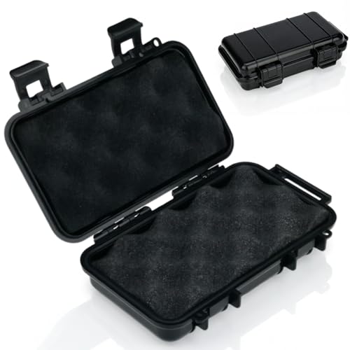 Dry Storage Box, 3 Types Survival Box Container Outdoor Shockproof Case Portable Storage Container for Camping Hiking Outdoor Activities - size: Exterior size of B model: 190*120*52mm