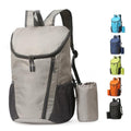 Portable Foldable Backpack Folding Mountaineering Bag, Ultralight Outdoor Cycling Rucksack, Travel Hiking Knapsack (Grey) - color: Grey