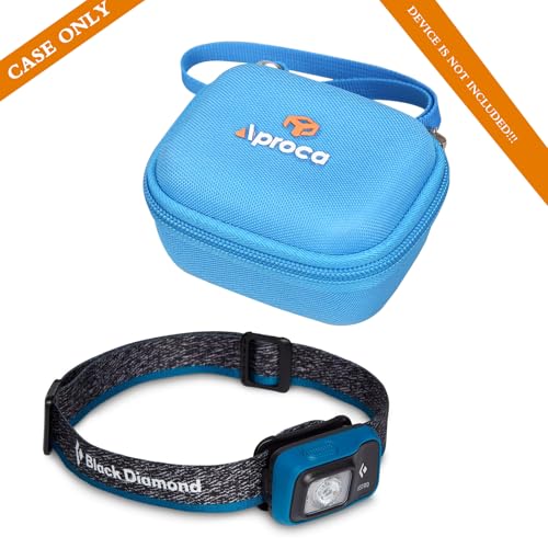 Aproca Blue Portable Hard Storage Case, for Black Diamond Equipment Spot 400 / Storm 400 / Spot 400-R/Storm 500-R Headlamp - color: Blue