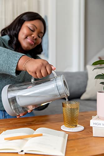 LifeStraw Home – Water Filter Pitcher, 10-Cup, Pebble, BPA Free Designed for Everyday Protection Against Bacteria, parasites, microplastics, Lead, Mercury, PFAS and a Variety of Chemicals - color: Pebble, size: 10-Cup