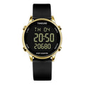 TIMEURE Pedometer Watch for Women Step Counter for Walking No App TU-2509 - color: gold black