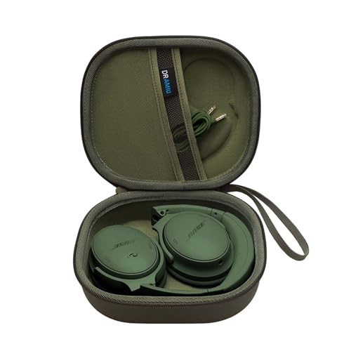 Hard Case for Bose QuietComfort, QC, QC 45 Headphone, Army Green | Compatible with Bose QC Ultra, QC 35, QC 35 II, QC45 SE, QC SE Over Ear Noise Cancelling Headphones, Travel Storage Bag - color: Army Green