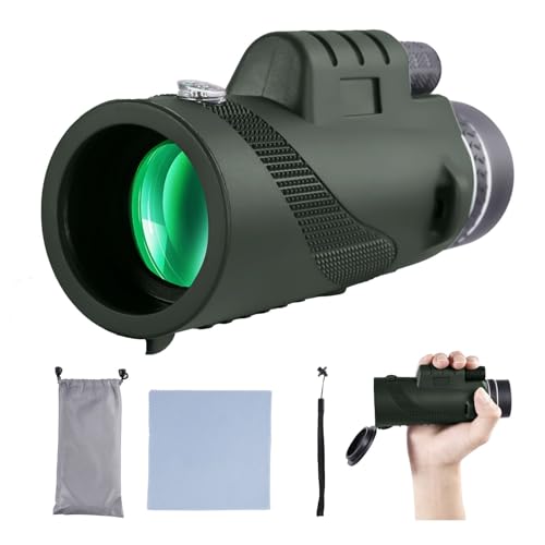 10x40 Compact & Portable Monocular Telescope for Hunting & Birdwatching for Outdoor Travel/Camping/Hunting - size: 104006