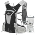 IX INOXTO Hydration Pack Backpack, Lightweight Water Backpack with 2L Hydration Bladder Daypack for Men Women,Running Hydration Vest for Trail Running Hiking Cycling Race Climbing - color: Black grey - 2L
