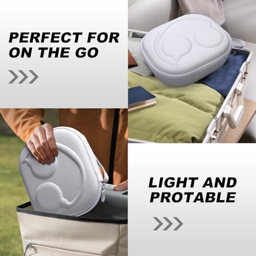 Hard Case for Bose QuietComfort, QC, QC 45 Headphone, White | Compatible with Bose QC Ultra, QC 35, QC 35 II, QC45 SE, QC SE Over Ear Noise Cancelling Headphones, Travel Storage Bag - color: White