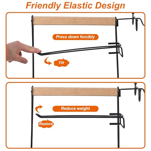 VIKEYHOME Grill Caddy, Picnic BBQ Organizer for Camping