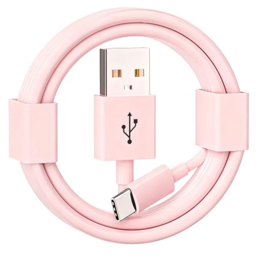 Abysssea 6FT Pink Cute iPhone 17/16/15 Car Carplay Cable, USB C Cord | for iPhone 17/16/15 Pro Max,17E/16E/Plus, USB A to USB C Cable for iPad 10th/11 Gen,iPad Pro 12.9,Air 5th/4th Charging Cord - color: Pink, size: 6FT, style: USB A to USB C (for 17/16/1