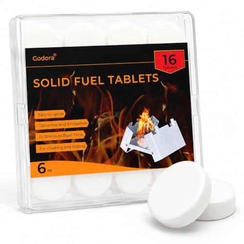 Solid Fuel Tablets - Compact Size, High Energy, Safe and Reliable - size: 12-14
