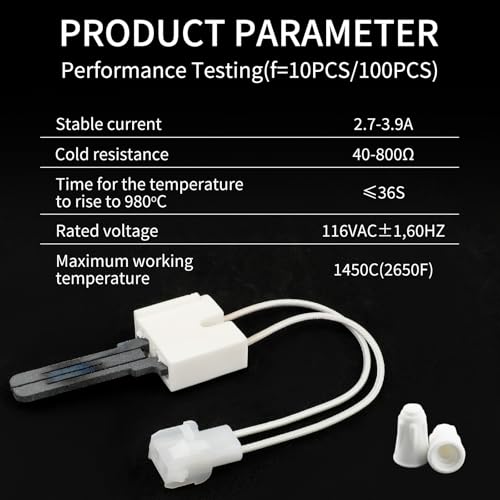 025-32625-000 025-32626-000 Furnace Hot Surface Ignitor Compatible with Yo-rk Cole-man Evc-on Lu-xaire Air-Pro Replace S1-02532625000, Norton 271N, 025-32626-000, 025-31801-000 - style: 025-32625-000