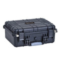 MEIJIA All Weather IP67 Waterproof Hard Camera Case,Hard Protective Case,Hard Case with Customizable Foam,Fit Use of Drones,Camera,Equipments,Pistols(Black,15.98x12.99x6.85inches) - color: Black, size: 15.98x12.99x6.85inches